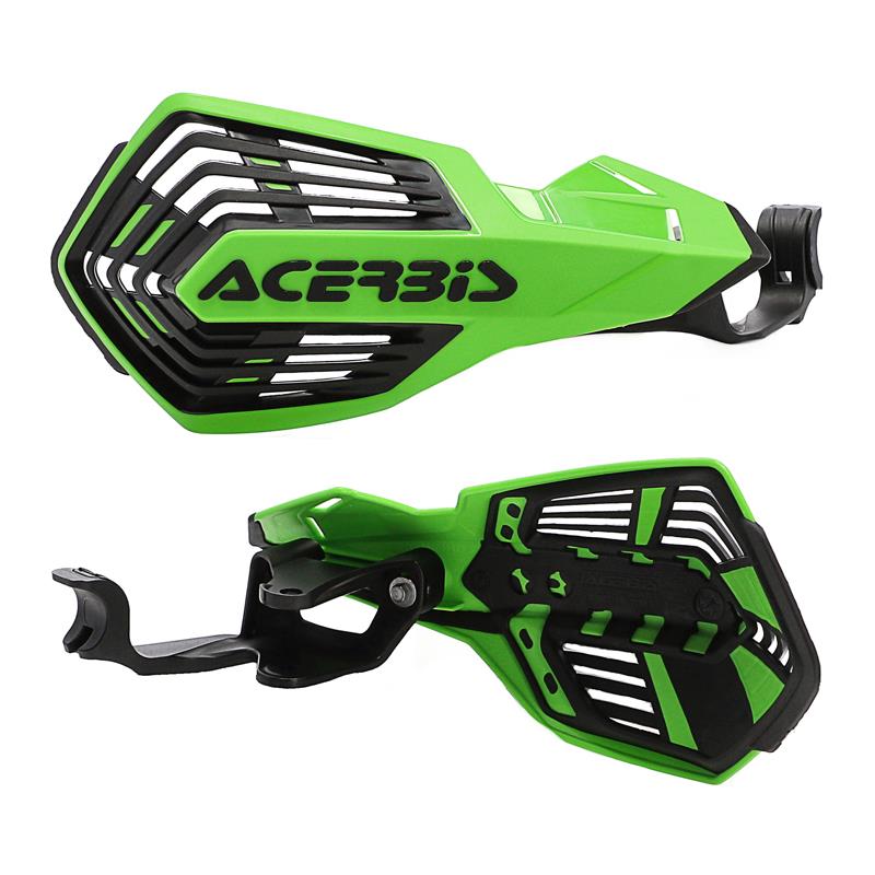 Acerbis 2024 K-Future KH Motocross Handguards Green Black Kawasaki KX 450 X 2024